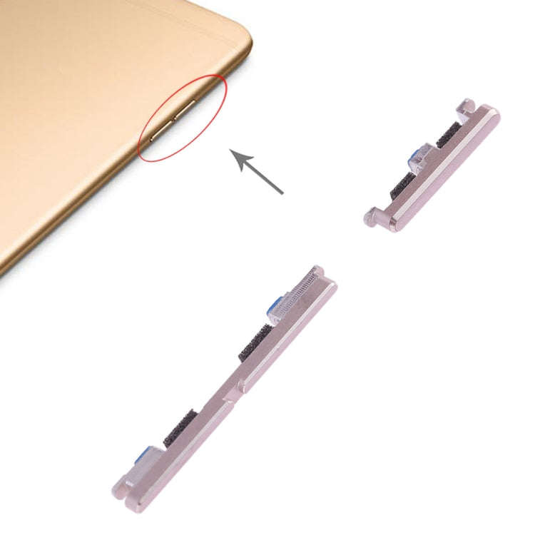 For OPPO R11 Side Keys(Gold)