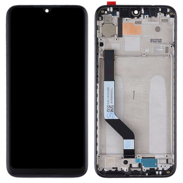 TFT LCD Screen for Xiaomi Redmi Note 7 / Redmi Note 7 Pro Digitizer Full Assembly with Frame(Black)