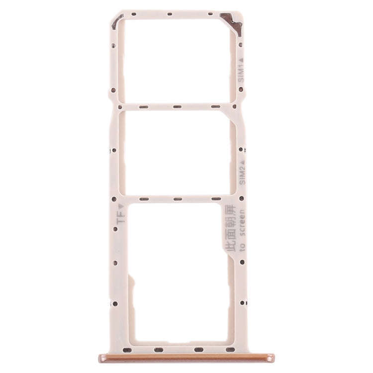 SIM Card Tray + Micro SD Card Tray for Huawei Honor 8C (Gold)