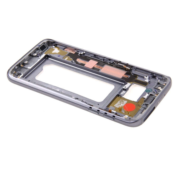 For Galaxy S7 / G930 Front Housing LCD Frame Bezel Plate (Grey)