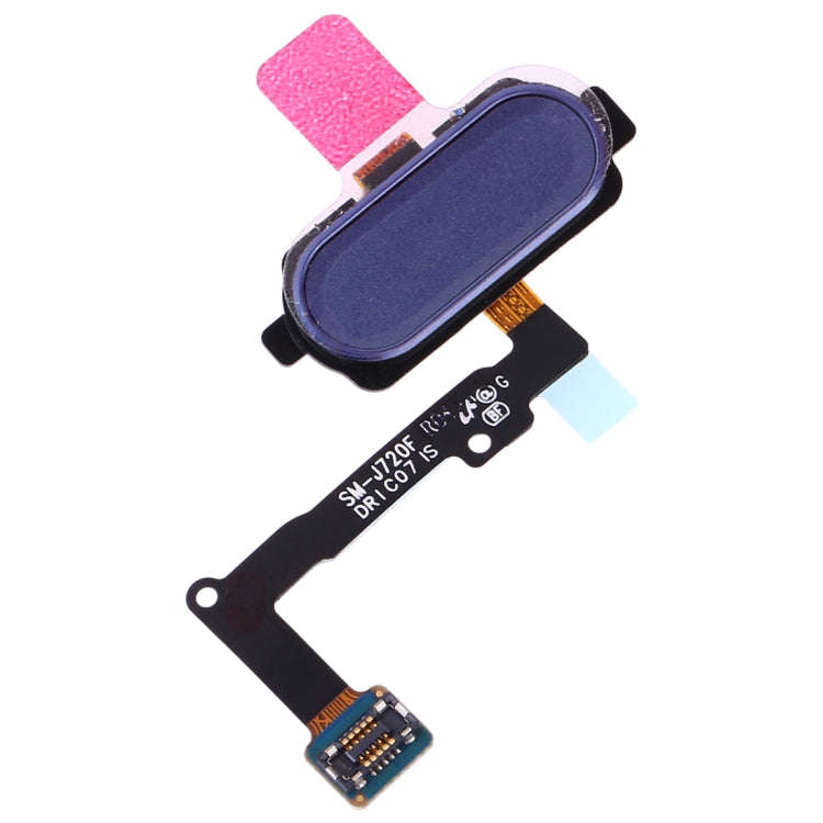 For Galaxy J7 Duo SM-J720F Fingerprint Sensor Flex Cable(Blue)