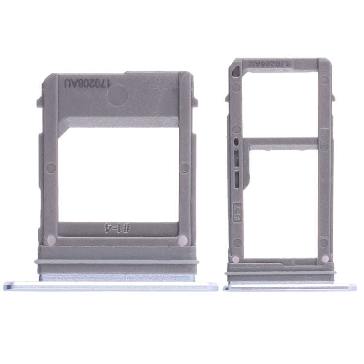 For Galaxy A520 / A720 2 SIM Card Tray + Micro SD Card Tray (Blue)