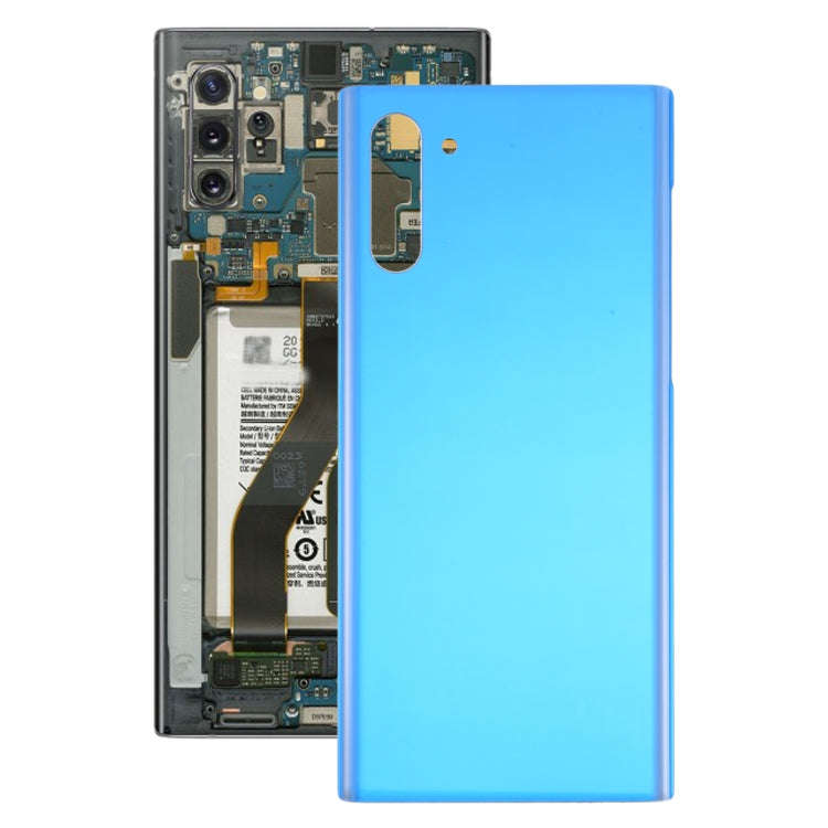 For Samsung Galaxy Note10 Battery Back Cover (Blue)