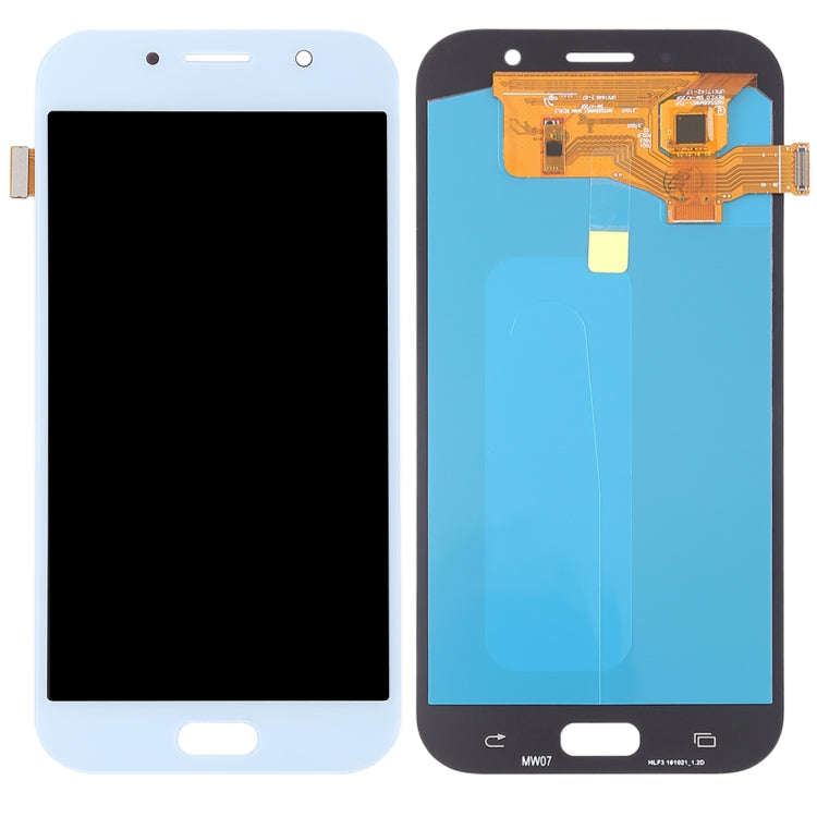 OLED LCD Screen for Galaxy A7 (2017), A720F, A720F/DS with Digitizer Full Assembly (Blue)