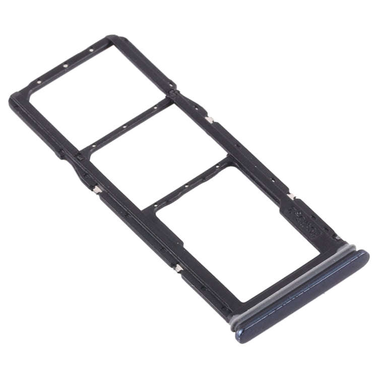 For Samsung Galaxy A9 (2018) SM-A920 SIM Card Tray + SIM Card Tray + Micro SD Card Tray (Black)