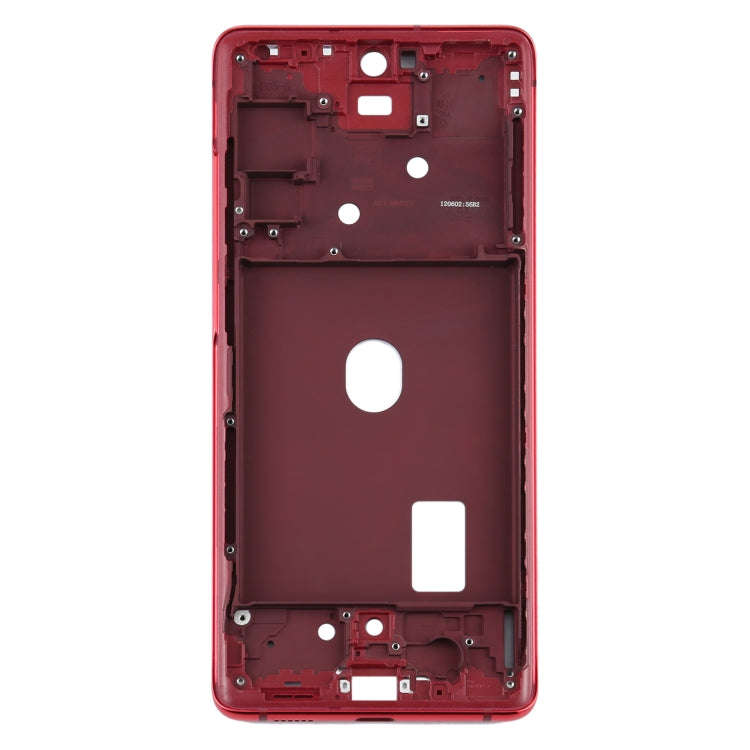 For Samsung Galaxy S20 FE  Middle Frame Bezel Plate (Red)