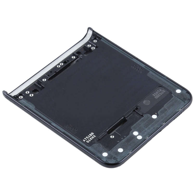 For Samsung Galaxy Z Flip 5G SM-F707  Lower Middle Frame Bezel Plate (Black)
