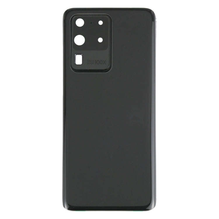 For Samsung Galaxy S20 Ultra Battery Back Cover with Camera Lens Cover (Black)