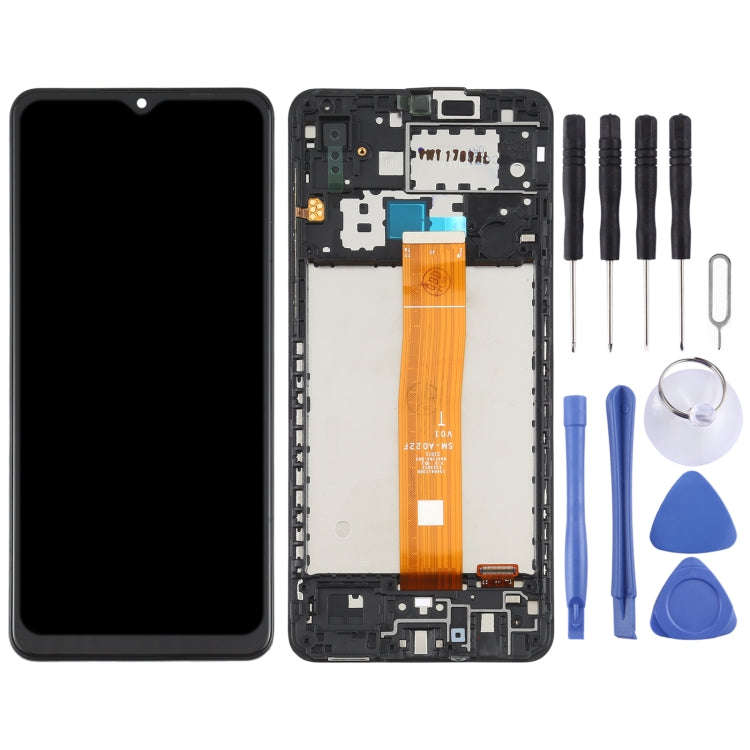 Original LCD Screen for Samsung Galaxy A02 SM-A022 Digitizer Full Assembly with Frame