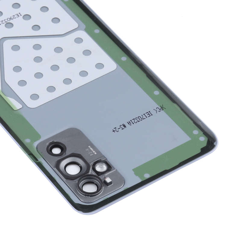For Samsung Galaxy A82 Battery Back Cover With Camera Lens (Purple)