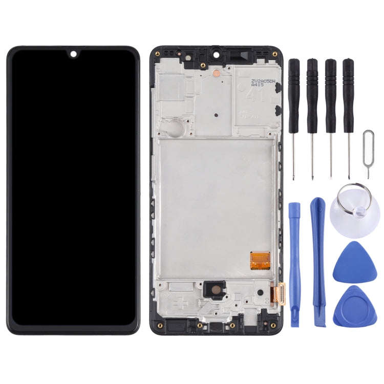 Original Super AMOLED LCD Screen for Samsung Galaxy A41 SM-A415 Digitizer Full Assembly with Fram...