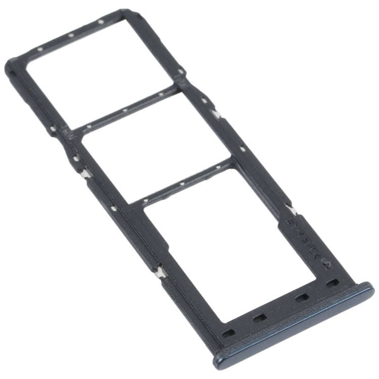 For Samsung Galaxy M12 SM-M127 SIM Card Tray + SIM Card Tray + Micro SD Card Tray (Black)