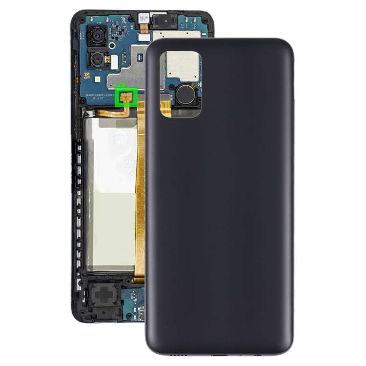 For Samsung Galaxy A03S SM-A037F Battery Back Cover (Black)