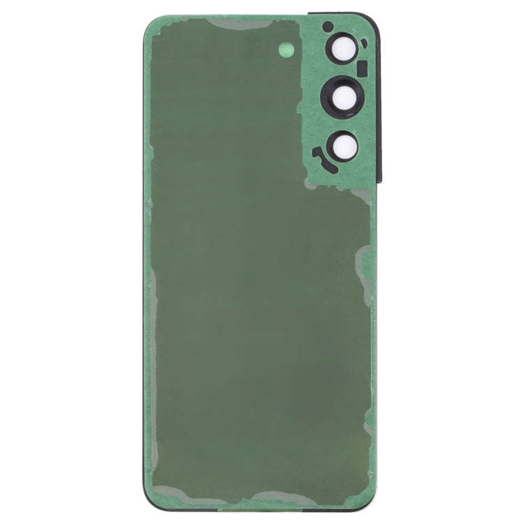 For Samsung Galaxy S22 5G SM-S901B Battery Back Cover with Camera Lens Frame (Black)