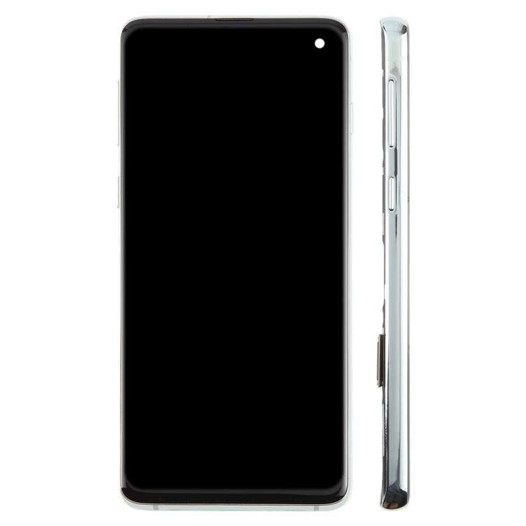 For Samsung Galaxy S10 4G SM-G973F 6.05 inch TFT LCD Screen Digitizer Full Assembly with Frame, N...