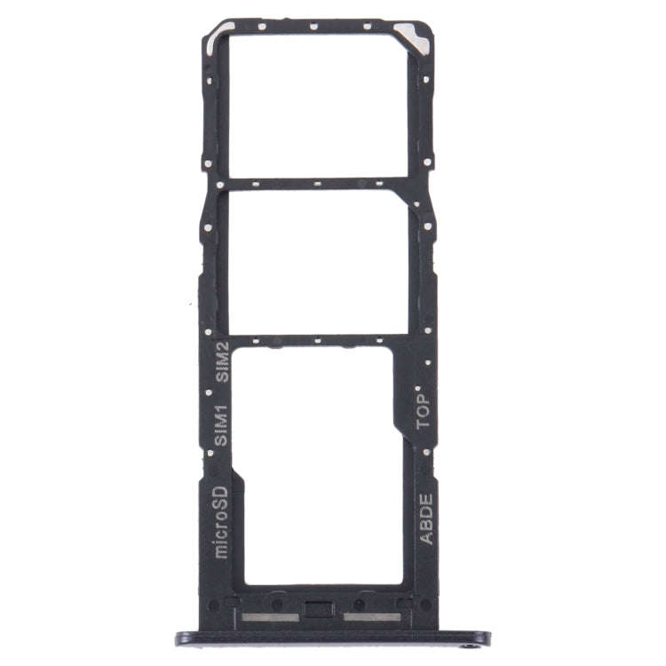 For Samsung Galaxy A24 SM-A245 Original SIM Card Tray + SIM Card Tray + Micro SD Card Tray (Black)