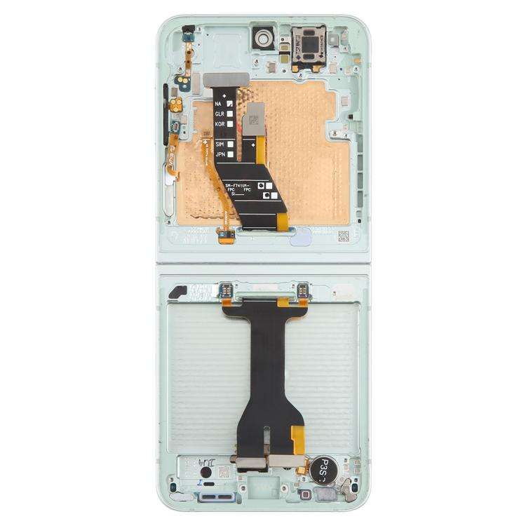 For Samsung Galaxy Z Flip6 SM-F741B Original LCD Screen Digitizer Full Assembly with Frame (Green)