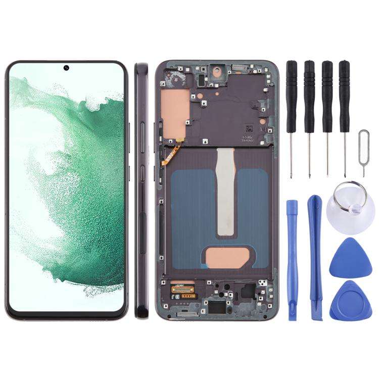 For Samsung Galaxy S22+ SM-S906B 6.43 inch TFT LCD Screen Digitizer Full Assembly with Frame, Not...