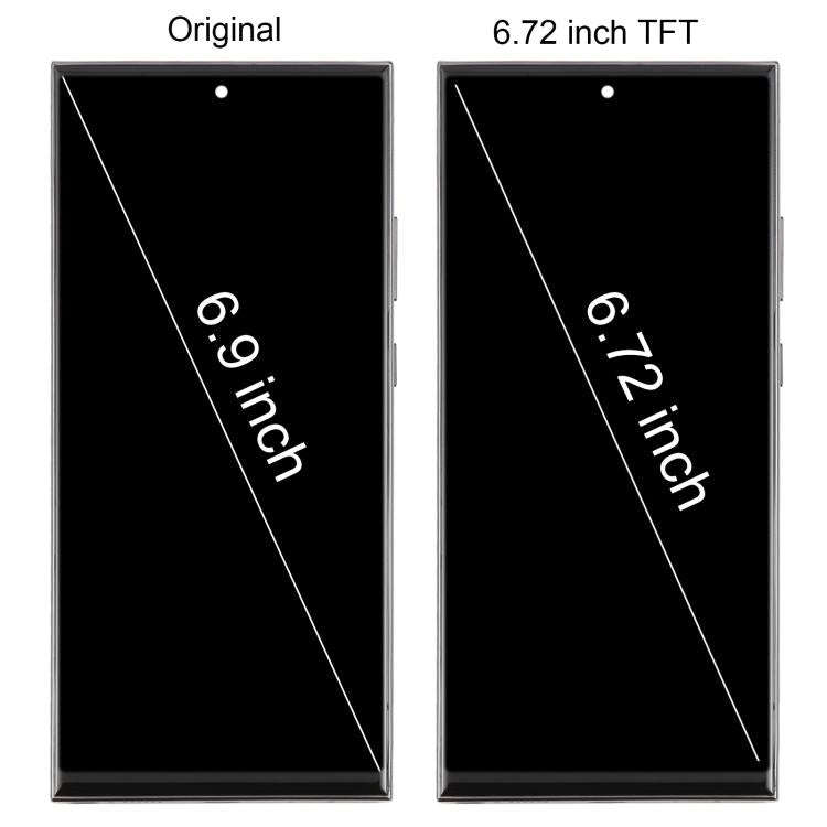 For Samsung Galaxy Note20 Ultra SM-N986B 6.72 inch TFT LCD Screen Digitizer Full Assembly with Fr...