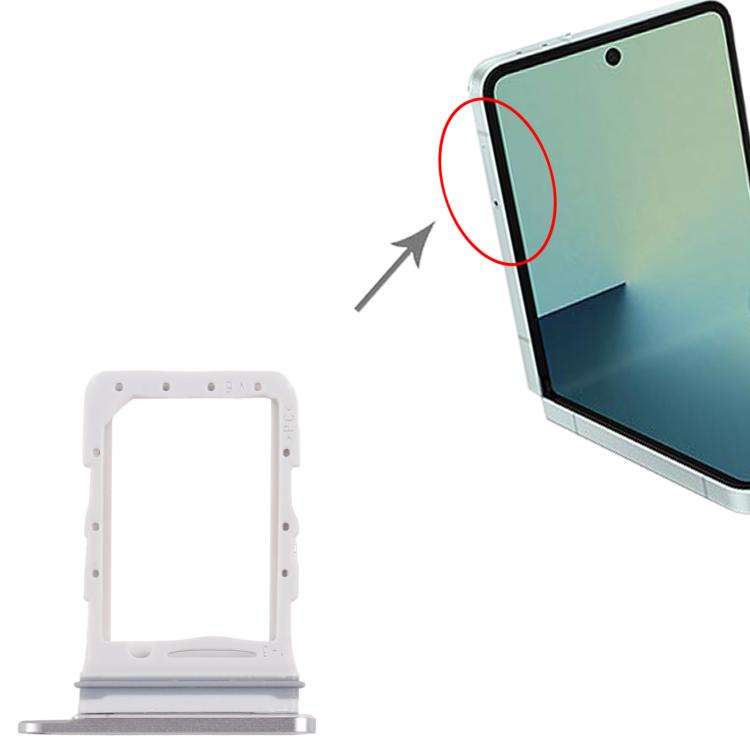 For Samsung Galaxy Z Flip7 SM-F766U Original SIM Card Tray (Silver)