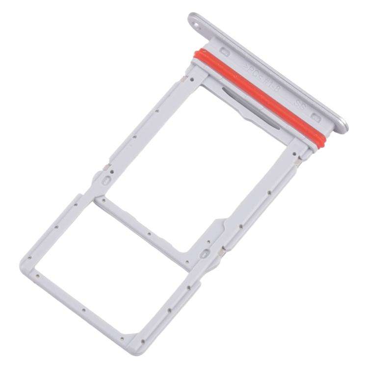 For Samsung Galaxy M36 SM-M366P 10pcs Original SIM + Micro SD Card Tray (Silver)