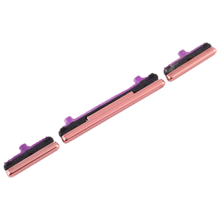 For Galaxy S10 / Galaxy S10+ 10 Set Side Keys(Pink)