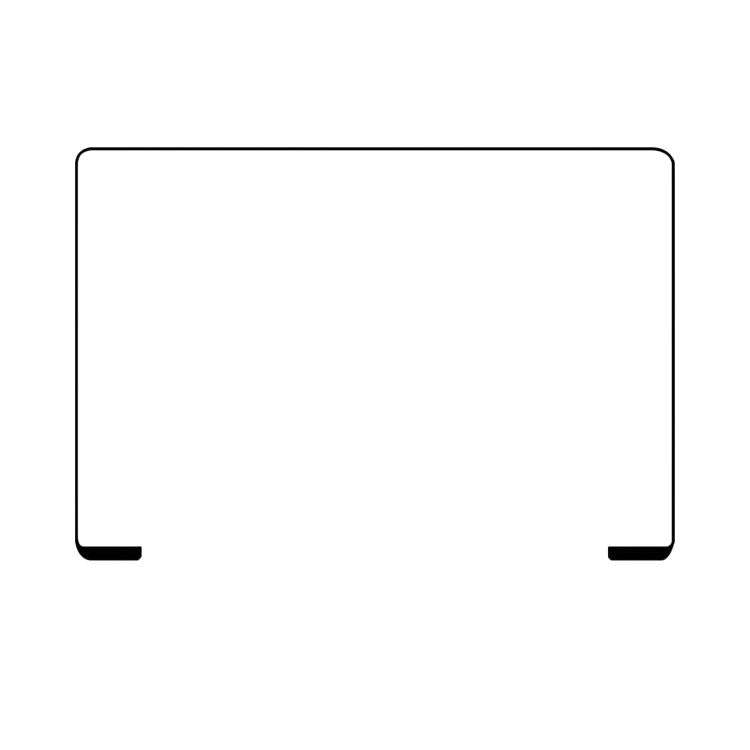 For MacBook Pro 14 A2779 A2918 A2992 2021-2023 Display Ring Bezel Frame Rubber