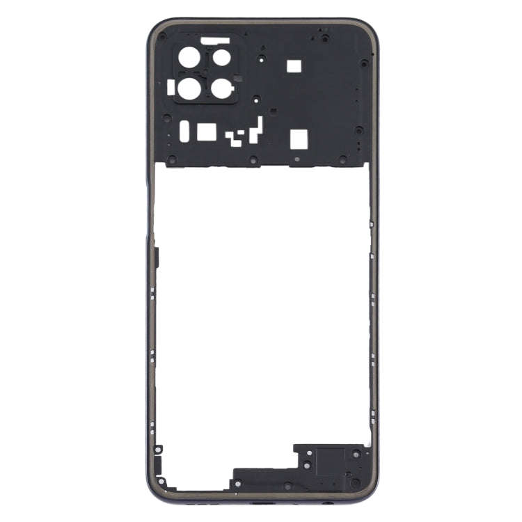 For OPPO A72 5G PDYM20 Middle Frame Bezel Plate (Black)