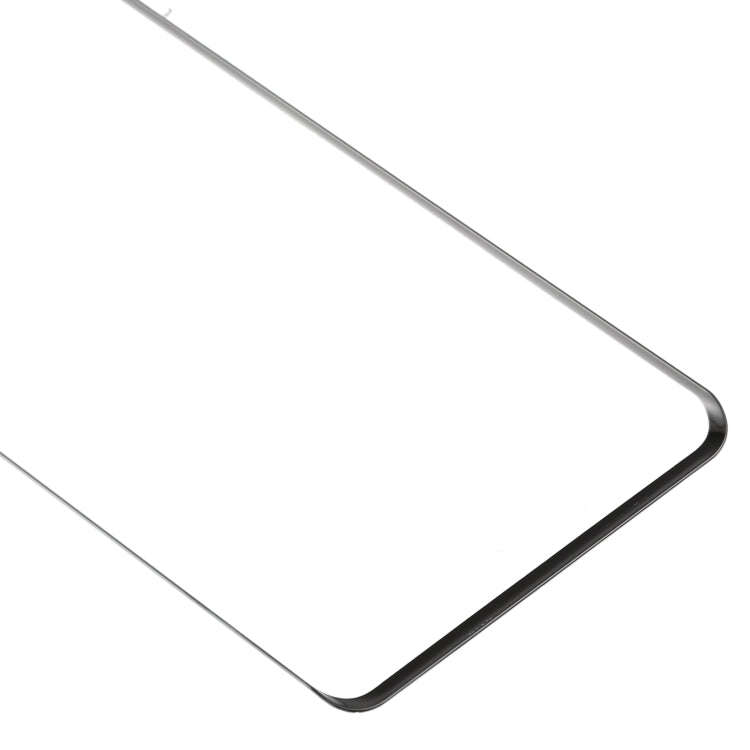 For Oppo Find X2 Pro / Find X2 Front Screen Outer Glass Lens (Black)