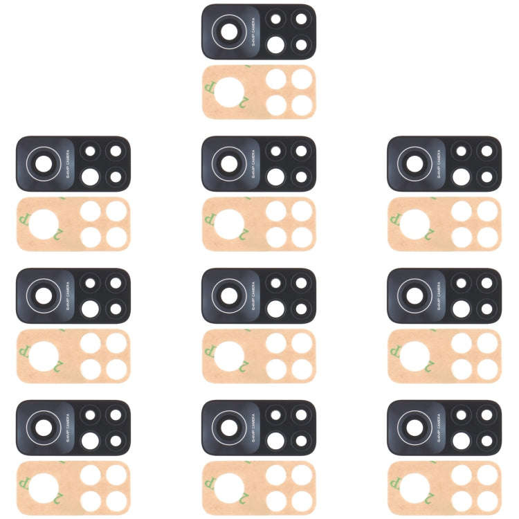 10 PCS Back Camera Lens for Xiaomi Mi 10T 5G / Redmi K30S / M2007J3SC, M2007J3SY