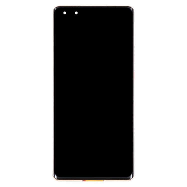 Original LCD Screen and Digitizer Full Assembly with Frame for Huawei Mate 40 Pro (Gold)