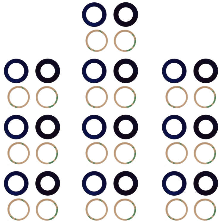 For OnePlus 9 Pro / OnePlus 9 10pcs Back Camera Lens