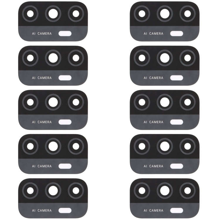 For OPPO A33 (2020) / A53s 4G / A11s / A32 / A53 (2020) CPH2127 PDVM00 10pcs Back Camera Lens