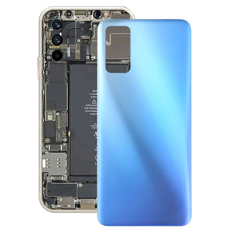 For OPPO Realme V15 / Realme X7 India RMX3029 Battery Back Cover (Blue)
