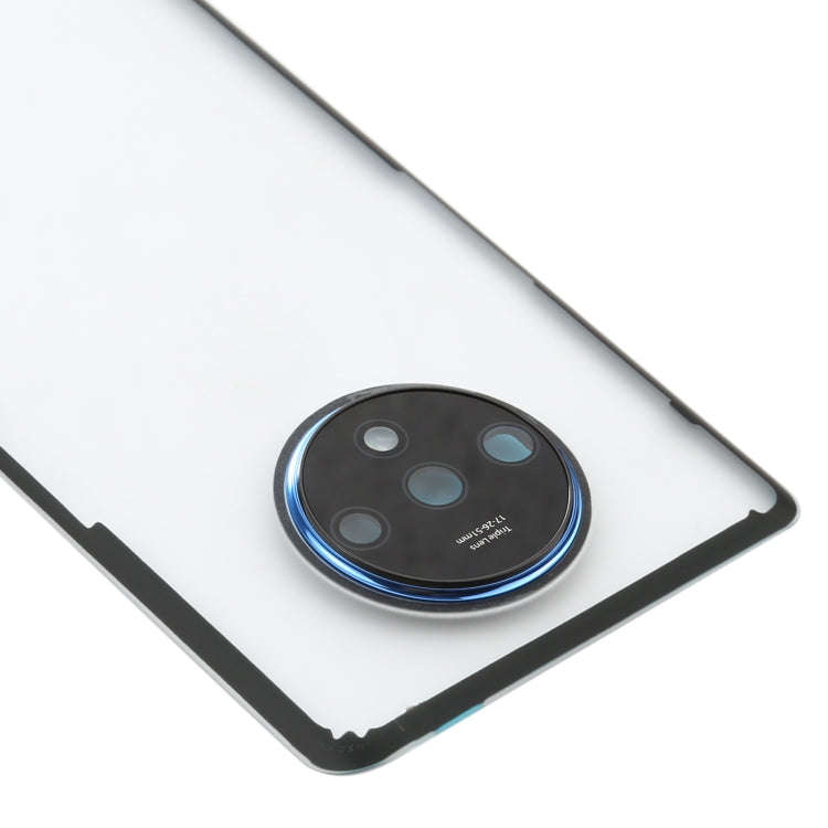 For OnePlus 7T Battery Back Cover with Camera Lens Frame (Transparent)