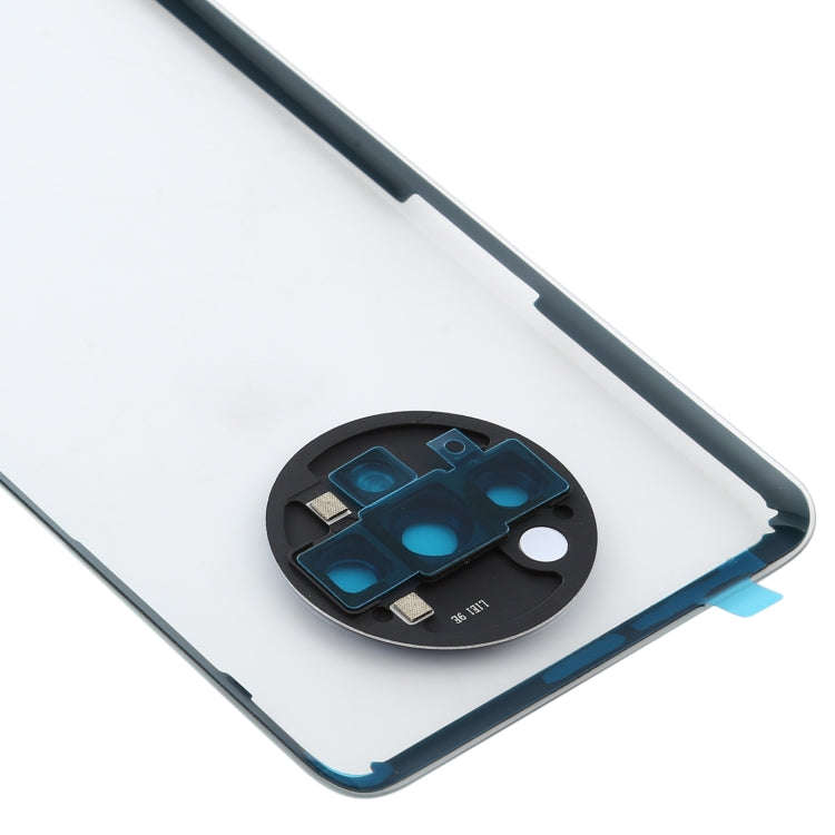For OnePlus 7T Battery Back Cover with Camera Lens Frame (Transparent)