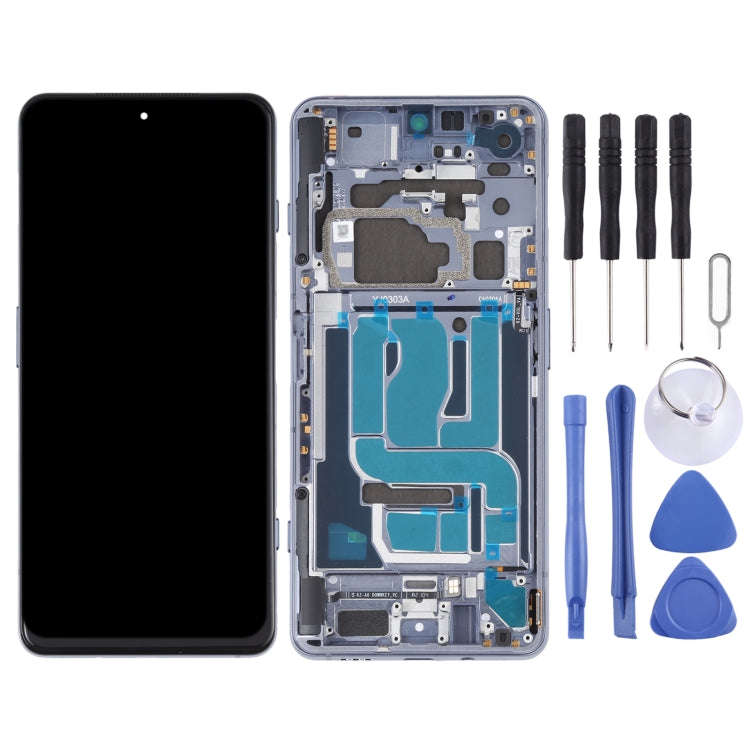 Original LCD Screen and Digitizer Full Assembly With Frame for Xiaomi Black Shark 4 / Black Shark...