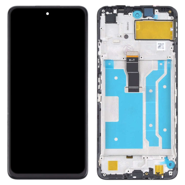 OEM LCD Screen for Huawei Y7a Digitizer Full Assembly With Frame(Black)