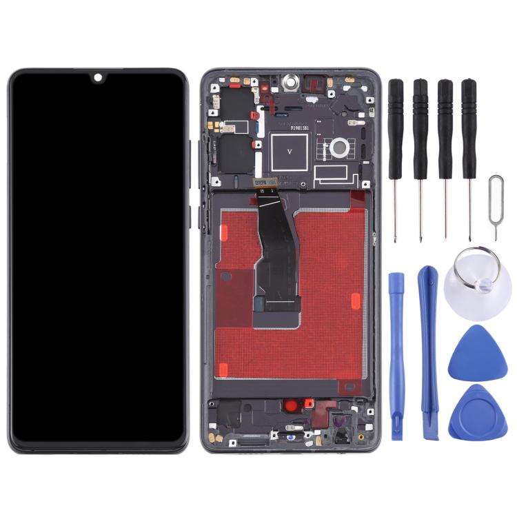 Original OLED LCD Screen for Huawei P30 Digitizer Full Assembly With Frame(Black)