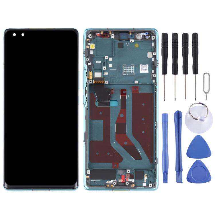 Original OLED LCD Screen for Huawei Nova 8 Pro 5G Digitizer Full Assembly With Frame(Green)