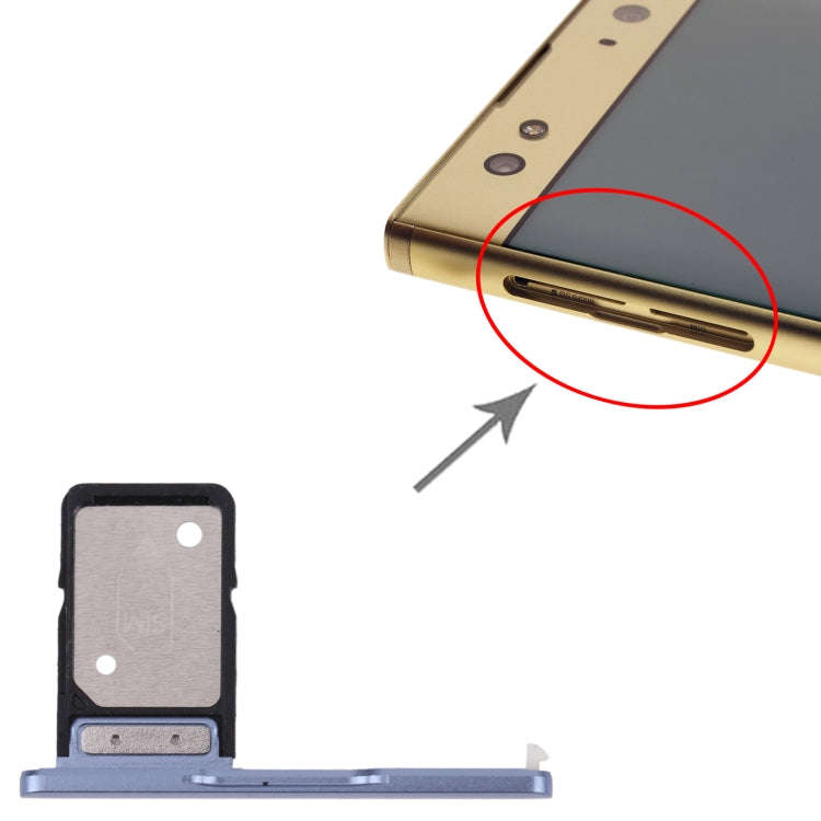 SIM Card Tray for Sony Xperia XA2 Ultra (Blue)