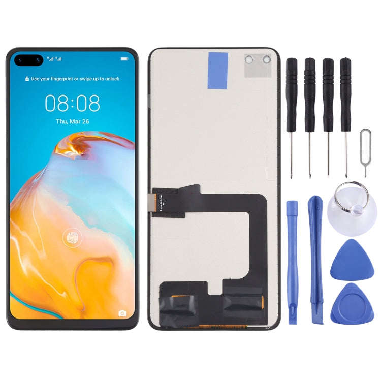 TFT LCD Screen for Huawei P40 with Digitizer Full Assembly,Not Supporting Fingerprint Identification