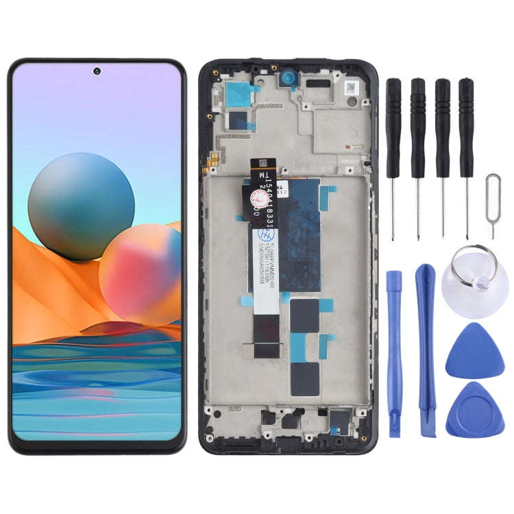 Original LCD Screen and Digitizer Full Assembly With Frame for Xiaomi Redmi Note 10 Pro 5G / Poco...