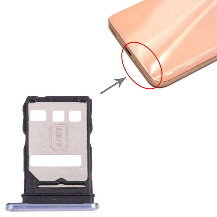 SIM Card Tray for Honor X20 SE(Silver)