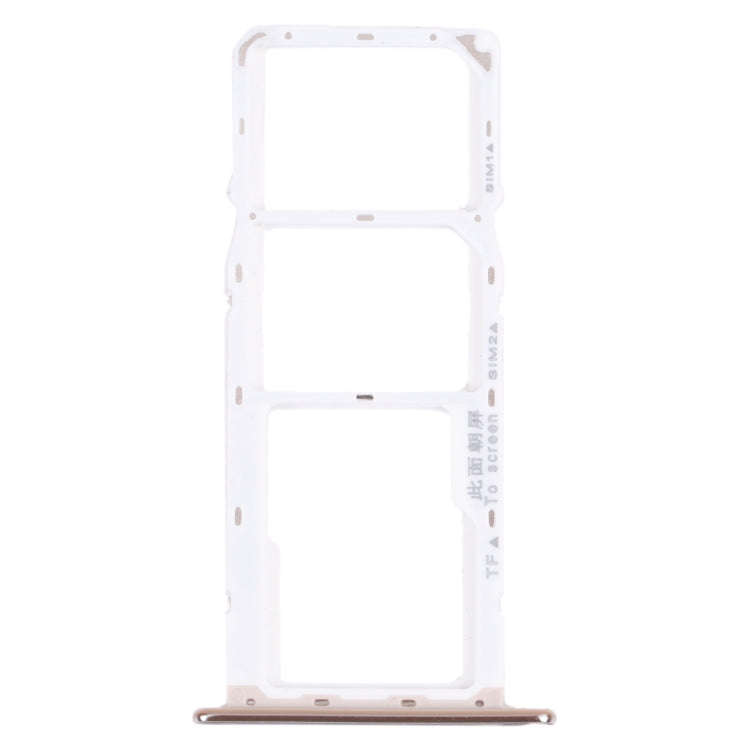 SIM Card Tray + SIM Card Tray + Micro SD Card Tray for Huawei Y6 Prime (2018) (Silver)