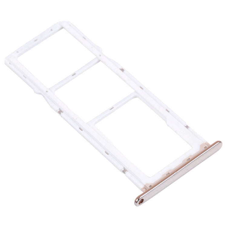 SIM Card Tray + SIM Card Tray + Micro SD Card Tray for Huawei Y6 Prime (2018) (Silver)