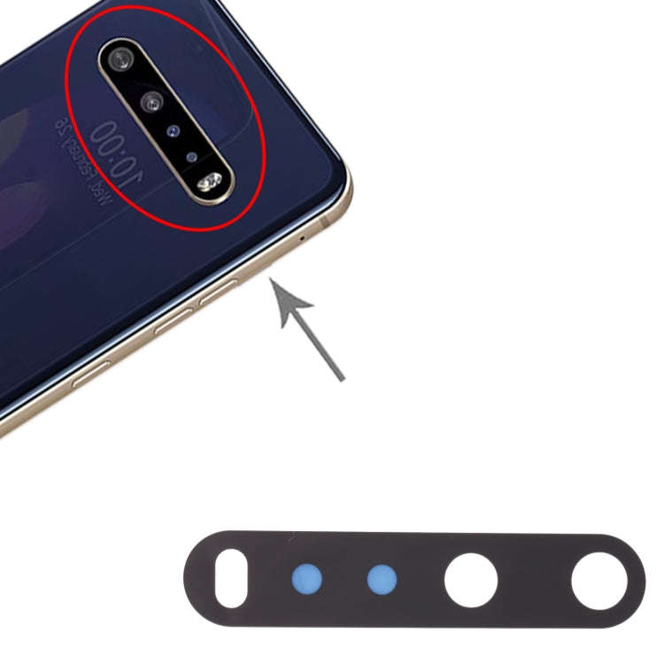 10 PCS Back Camera Lens for LG V60 ThinQ 5G / V60 ThinQ 5G UW