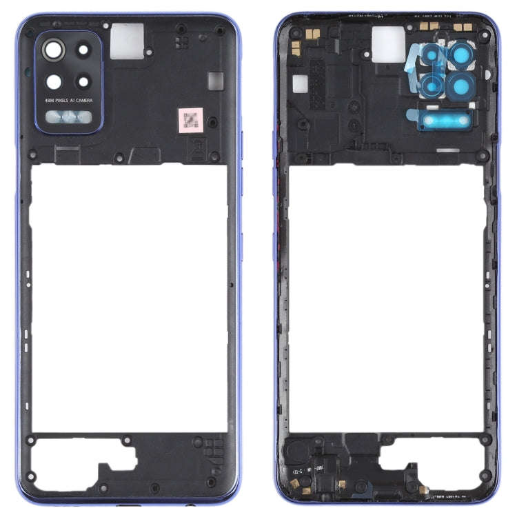 Middle Frame Bezel Plate for LG Q52 / K62 (Blue)