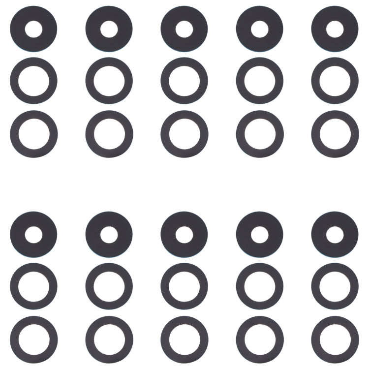 For OPPO Reno6 4G / Reno6 5G / Reno6 Z 10pcs Back Camera Lens