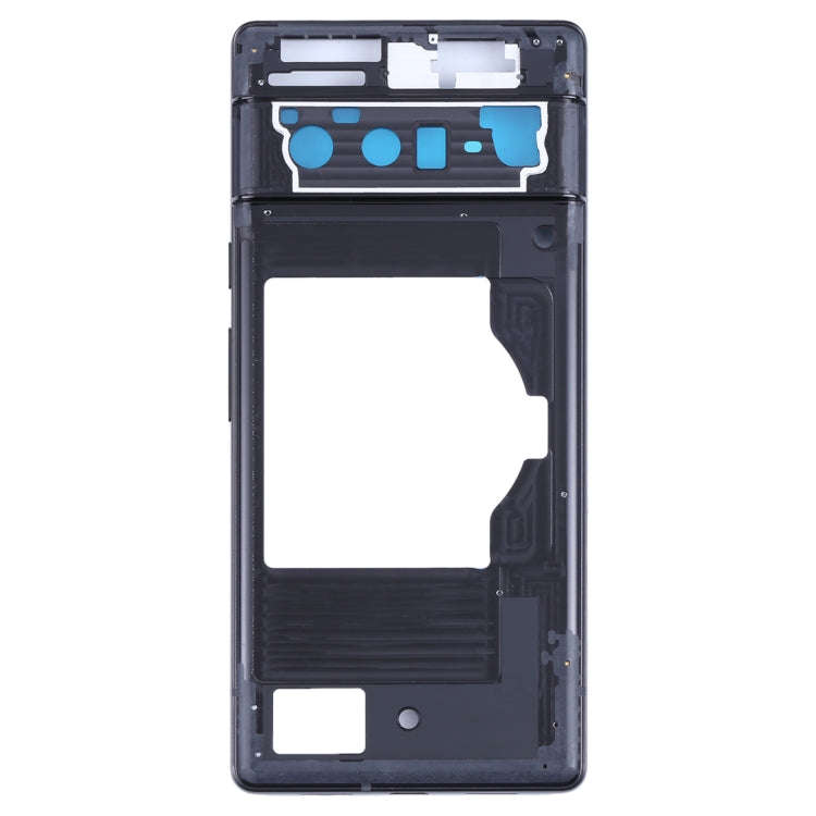 Original Middle Frame Bezel Plate for Google Pixel 6 Pro(Black)